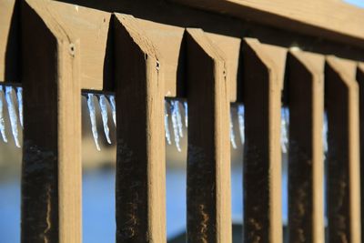 Close-up of wooden planks