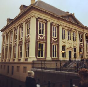 Low angle view of building against sky