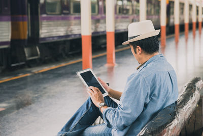 Young woman using mobile phone