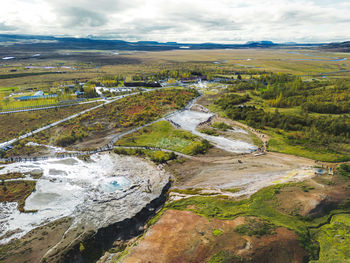 Scenic view of landscape against sky