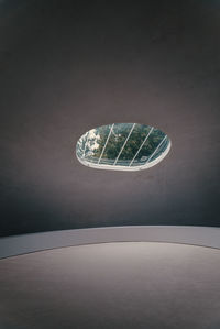 Low angle view of spiral staircase