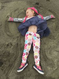 Girl looking at camera