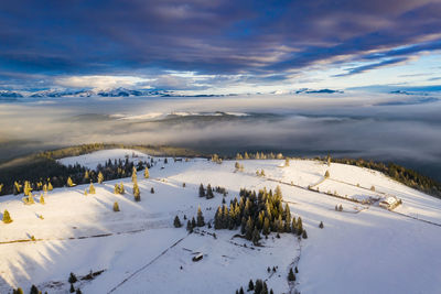 Scenic view of landscape against sky