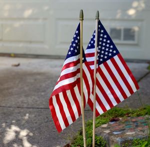 Close-up of flag