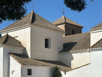 Low angle view of building against sky