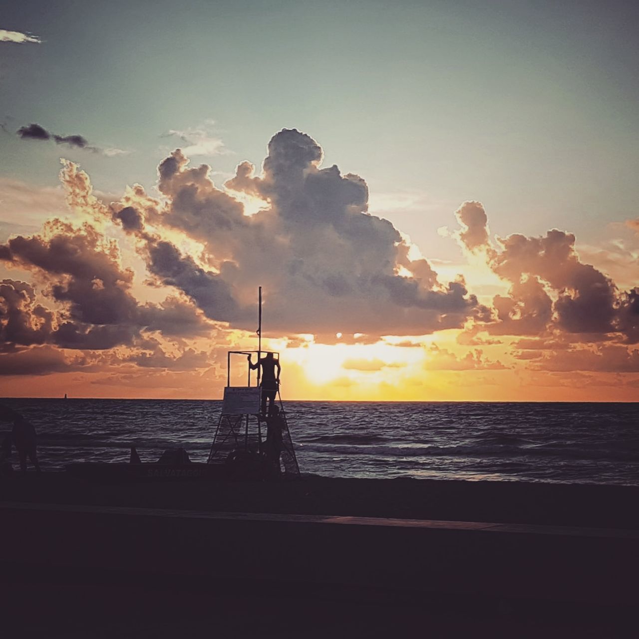 sky, sea, sunset, water, horizon over water, cloud - sky, beauty in nature, scenics - nature, horizon, beach, silhouette, land, tranquil scene, orange color, tranquility, nature, idyllic, sunlight, outdoors