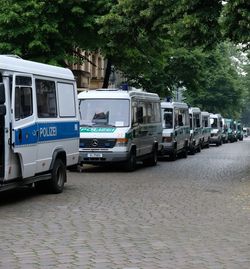 Cars on road