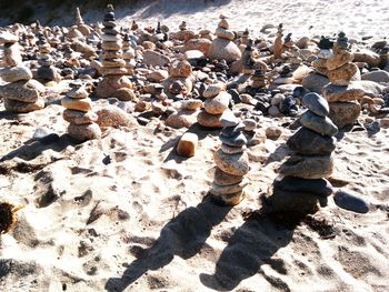 Stones on beach