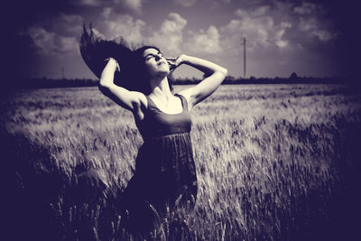 Reflection of trees in water