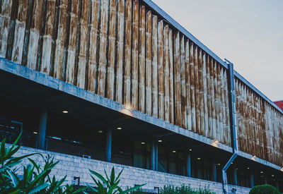 Low angle view of building against sky