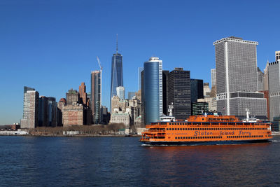 City skyline against sky