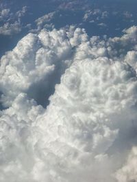 Low angle view of clouds in sky