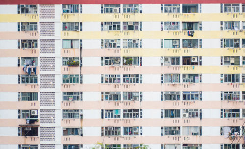 Full frame shot of apartment building