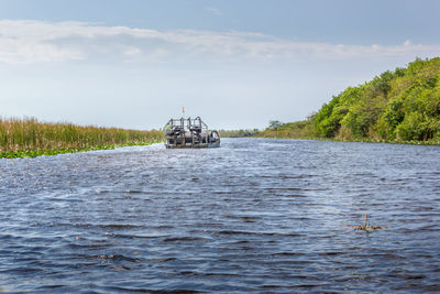 Scenic view of river against sky