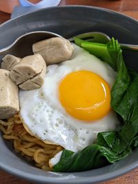 Close-up of food in plate