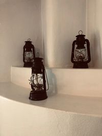 Vintage car on table at home