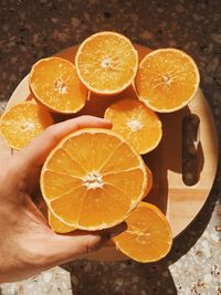 Close-up of orange fruits