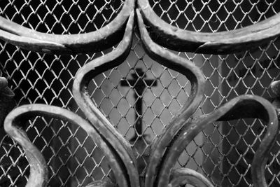 Full frame shot of chainlink fence