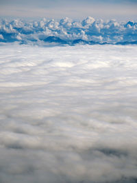 Scenic view of cloudy sky