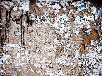 Full frame shot of weathered wall