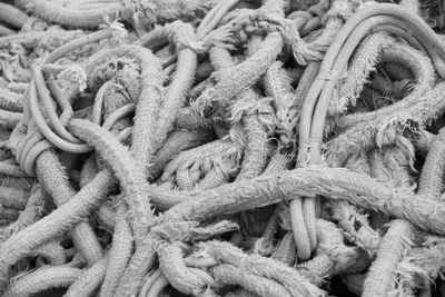 Full frame shot of ropes