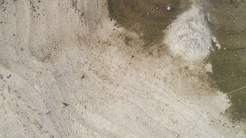 Full frame shot of sand on beach