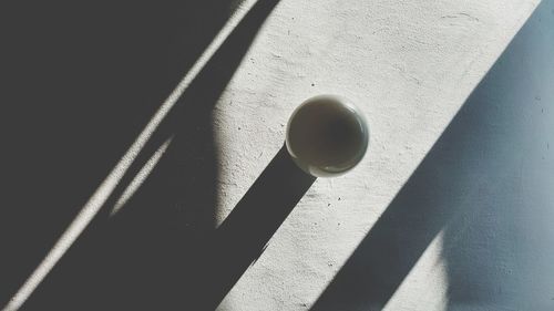 Close-up of sunlight falling on wall