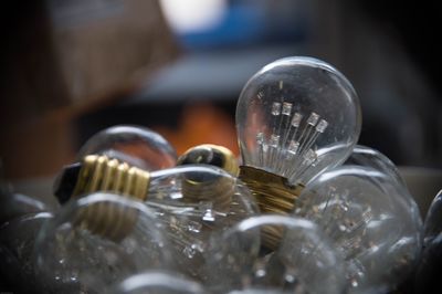 Close-up of light bulb