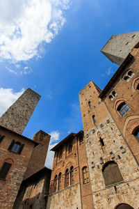 Low angle view of historical building