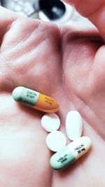 Close-up of human hand