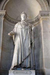 Low angle view of statue