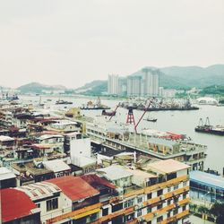 View of buildings in city