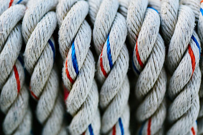 Full frame shot of ropes