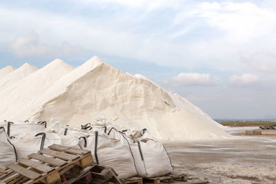 Heap of salt in majorca