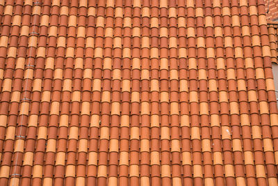 Full frame shot of tiled roof