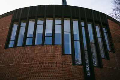 Low angle view of building against sky