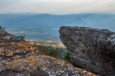 Scenic view of mountain against sky