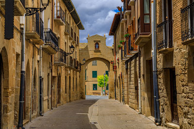 Street amidst buildings in city