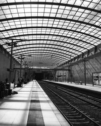 Railroad station platform