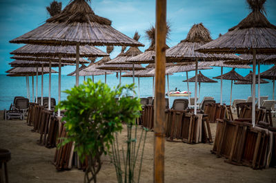 Scenic view of beach