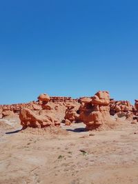 Rock formations in a desert