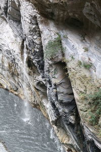 Close-up of rock formation