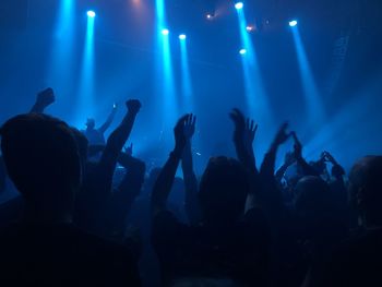 Crowd at music concert