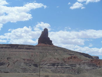 Low angle view of old ruins