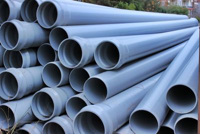 Full frame shot of pipes