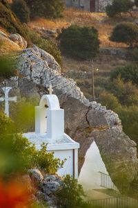 Stone wall of old building