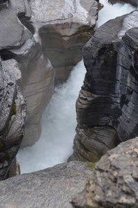 Scenic view of rock formations against sky