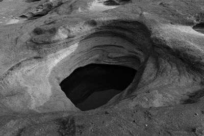 Close-up of rock formation