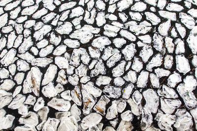 Full frame shot of cracked field