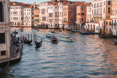 Boats in canal